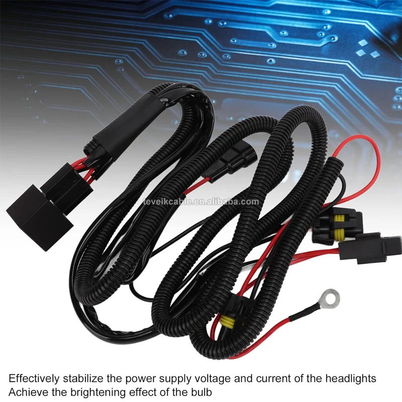 Automotive Wiring Harness Assembly Car Wiring Harness Switch Lamp