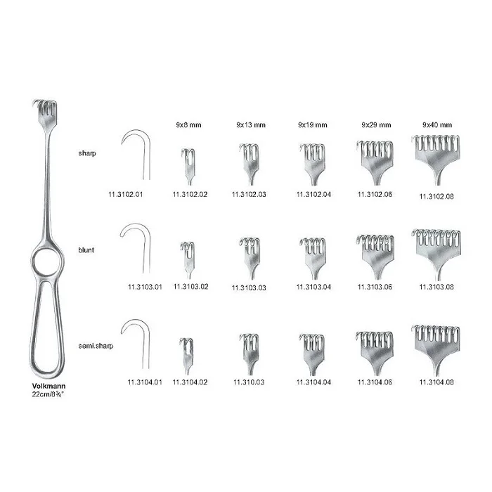 Alibaba.com: Volkmann Retractor 8.5 Inch 6 Sharp Prongs Surgical ...