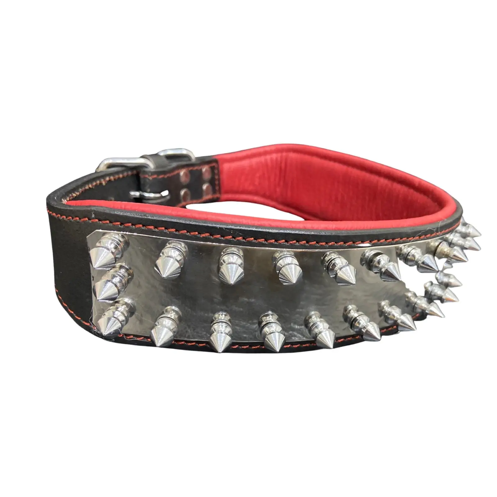 Designer Dog Collar Metal Buckle Dog Collar Spike Stud Genuine Dog Collars Wholesale Supply