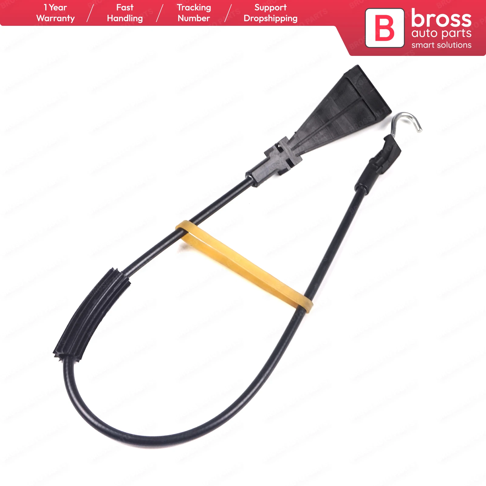 BDP636 Inner Door Handle Release Lock Latch Bowden Cable Rear Doors 13258268 for Corsa D 5-Door Bross Auto Parts Made in Turkey