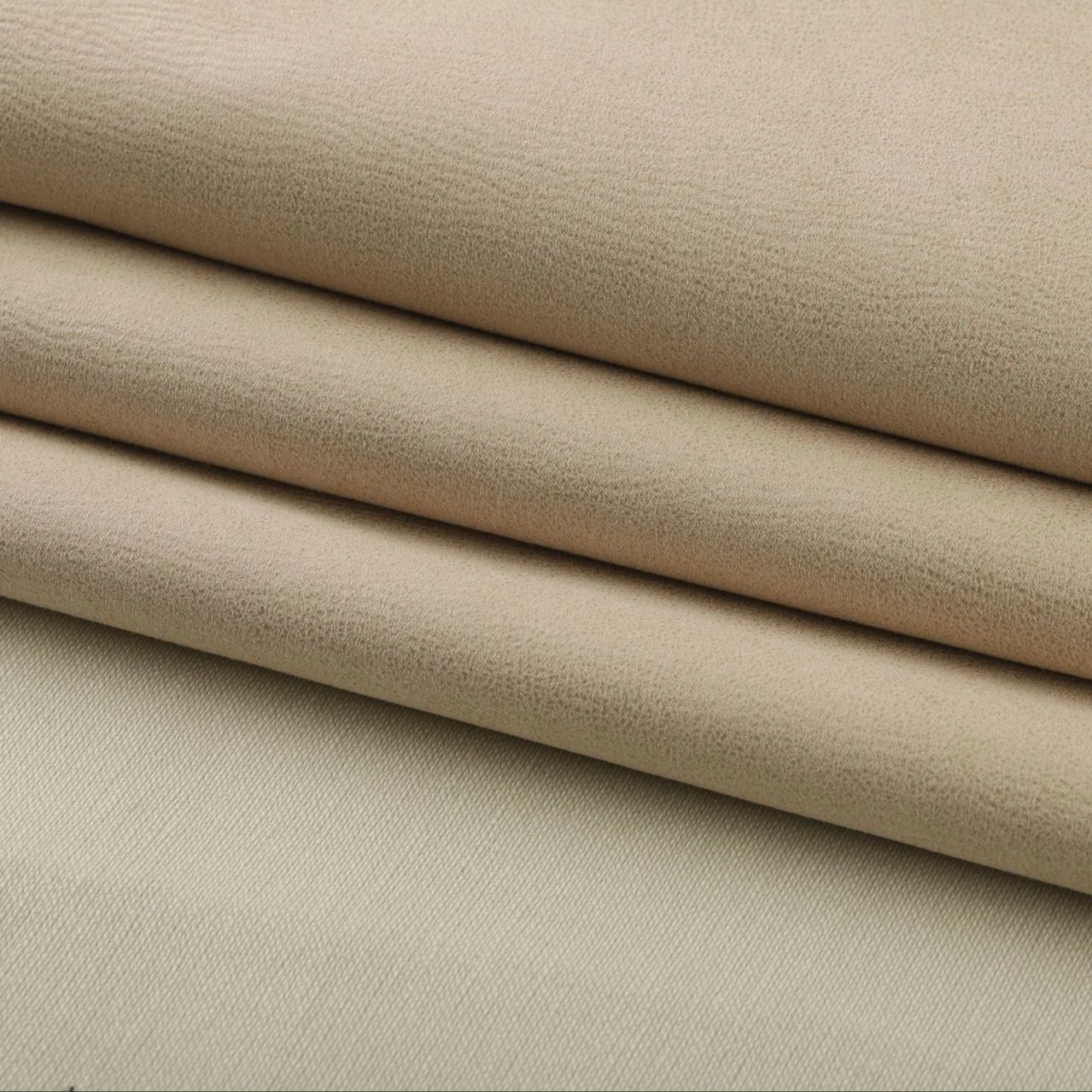 OEM Customized Logo Design Convex Pattern Microfiber Sofa Fabric Water Ripple Woven Plain Style Stretch Heavyweight for Home Use