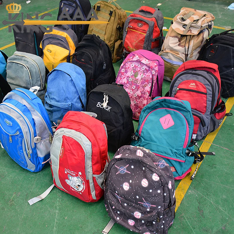 New Arrival Stock Product Kids School Backpack Second Hand Clothes Bale  School Bag