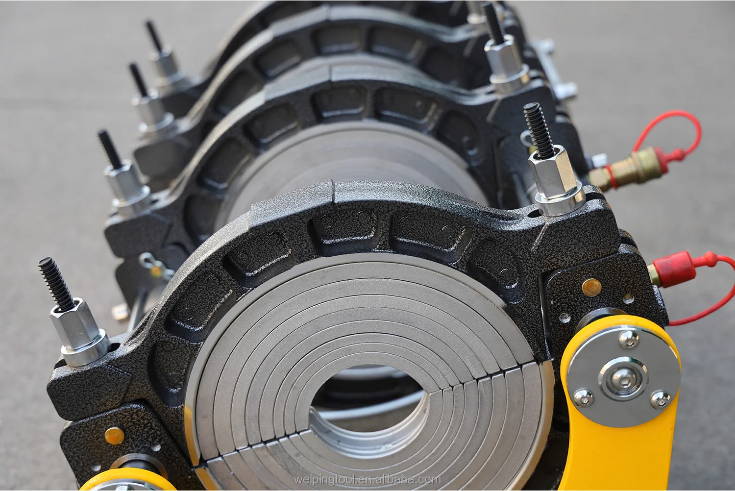 Промышленный Класс 250 HDPE стыковой станок для сварки сверхмощный полуавтоматический ПЭ