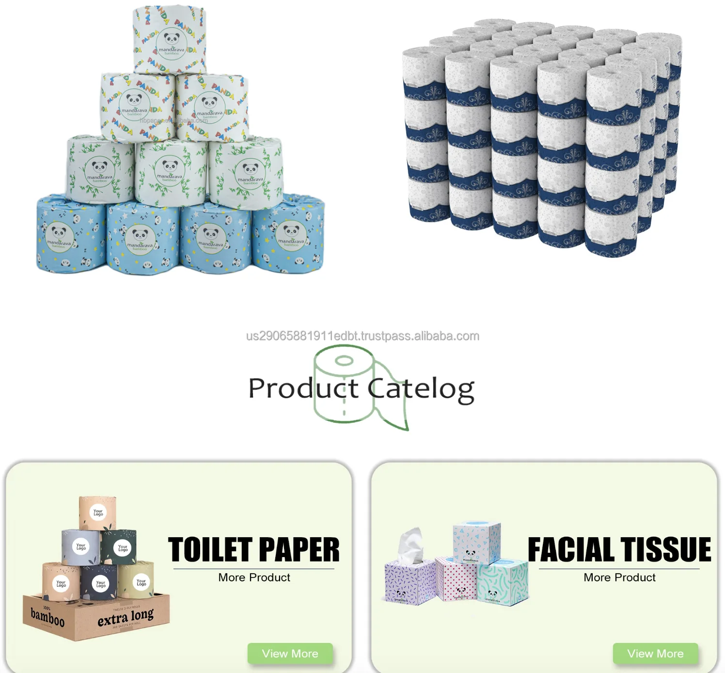 White Ultra Clean Toilet Paper / 2 Ply Toilet Tissue For Sale Custom