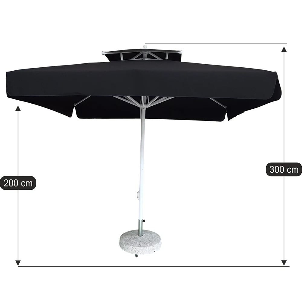 4x4 Corded Classic Garden Umbrella Parasol Modern And Specially