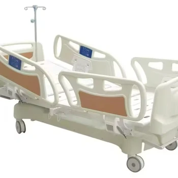 Factory Price Competitive Hospital Bed lightweight and double rocker Medical Hospital Bed With  Nursing Bed