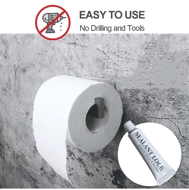 Modern Bathroom Wall Mounted Tp Holder Stainless Steel Tissue Paper