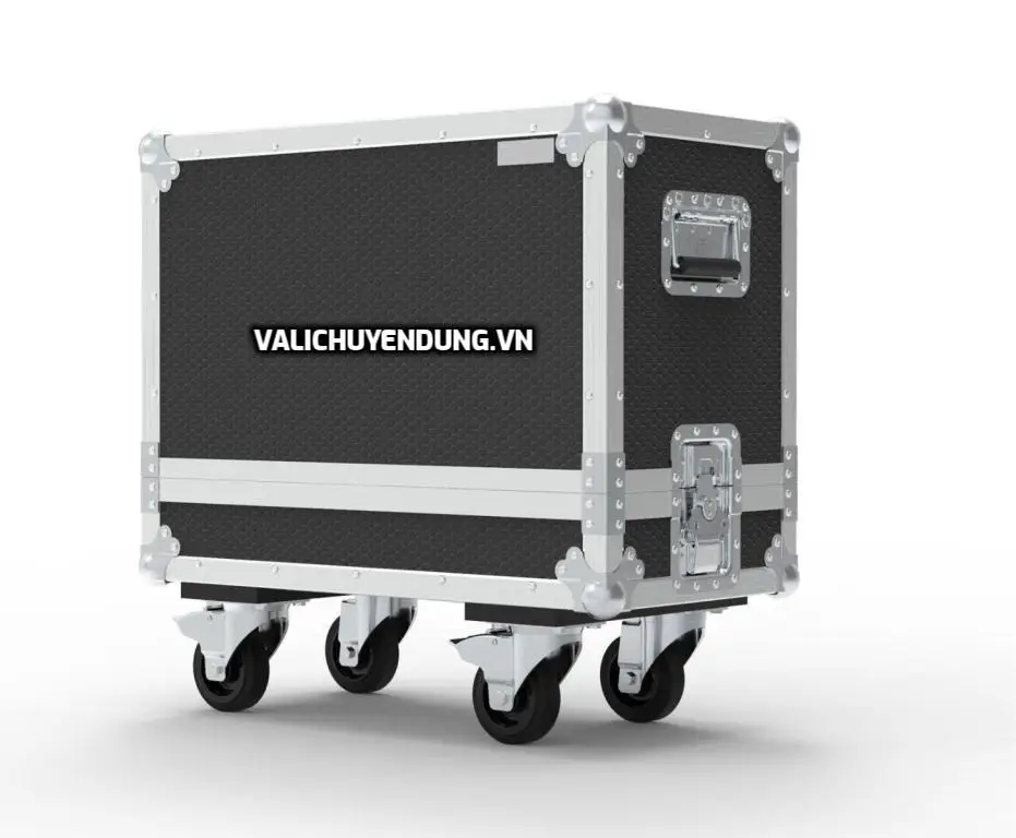 OEM ODM Mobility Storage for Array Speakers 12 inch and 15 inch Double Carrying Aluminum Custom Case Media Case
