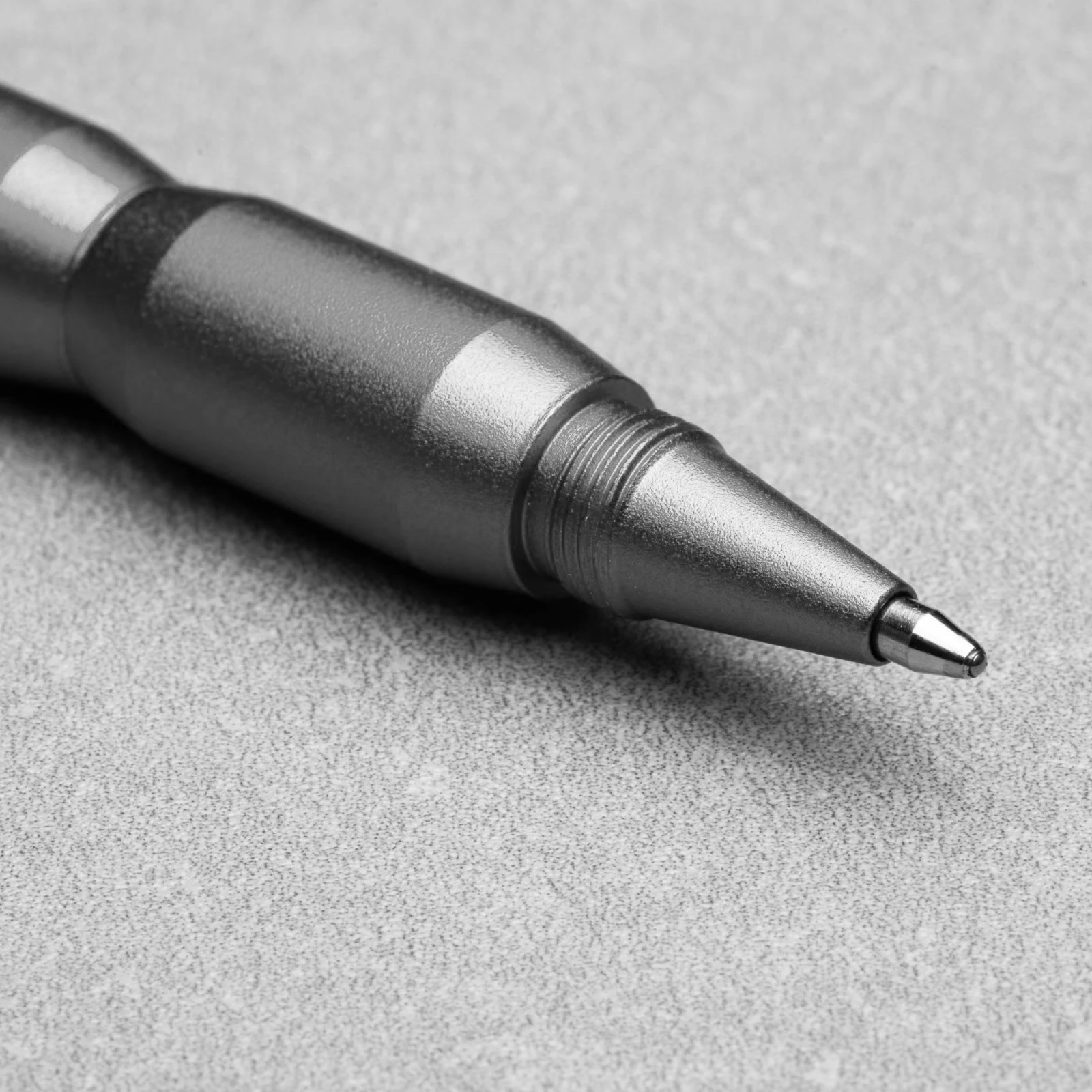 Modular Pen With Ballpoint Refill and Replaceable Graphite Tip Design in Italy Business Gift Grey Titanium Luxury Ballpoint Pen