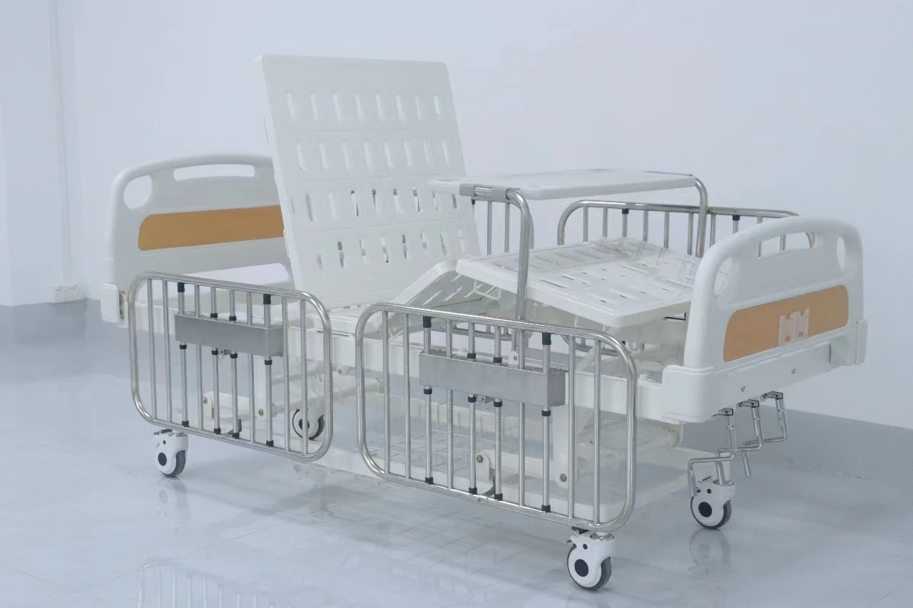 Three Cranks Manual Care Bed Patient Examination Bed Hospital Factory