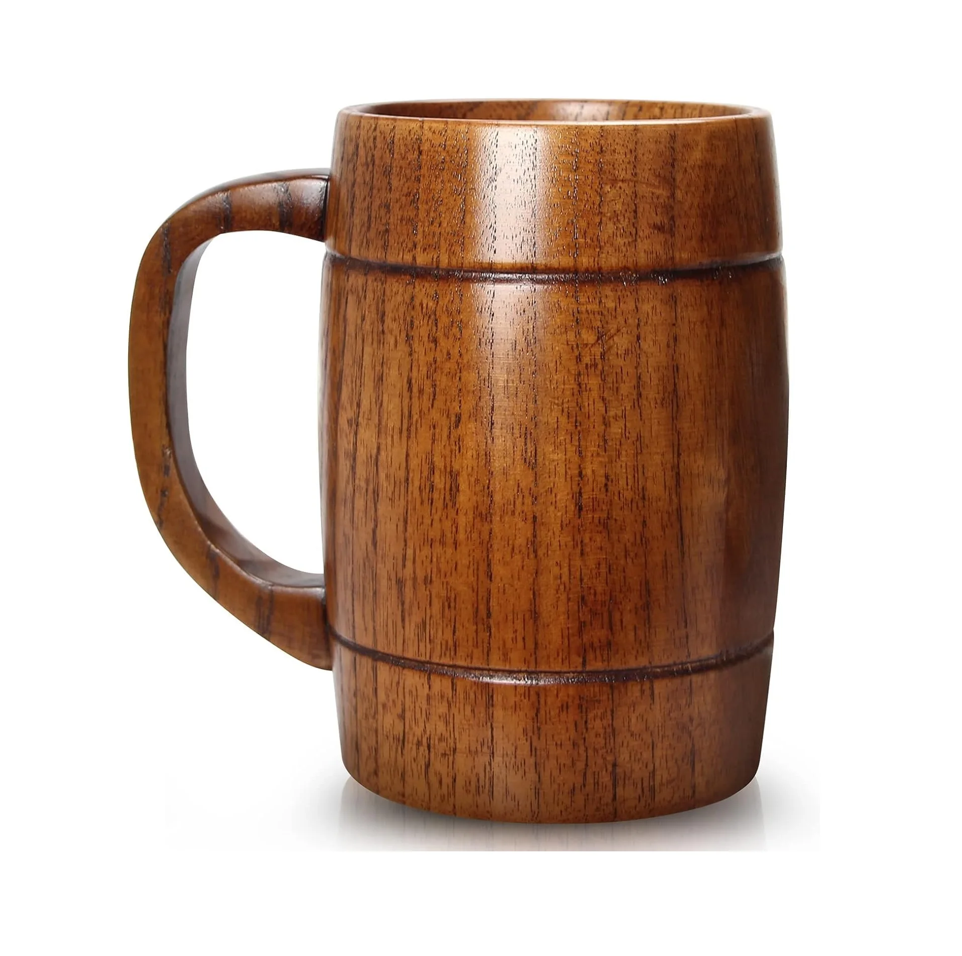 Wooden Beer Mug With Metal Inner Layer High Quality Amazing Look Beer ...