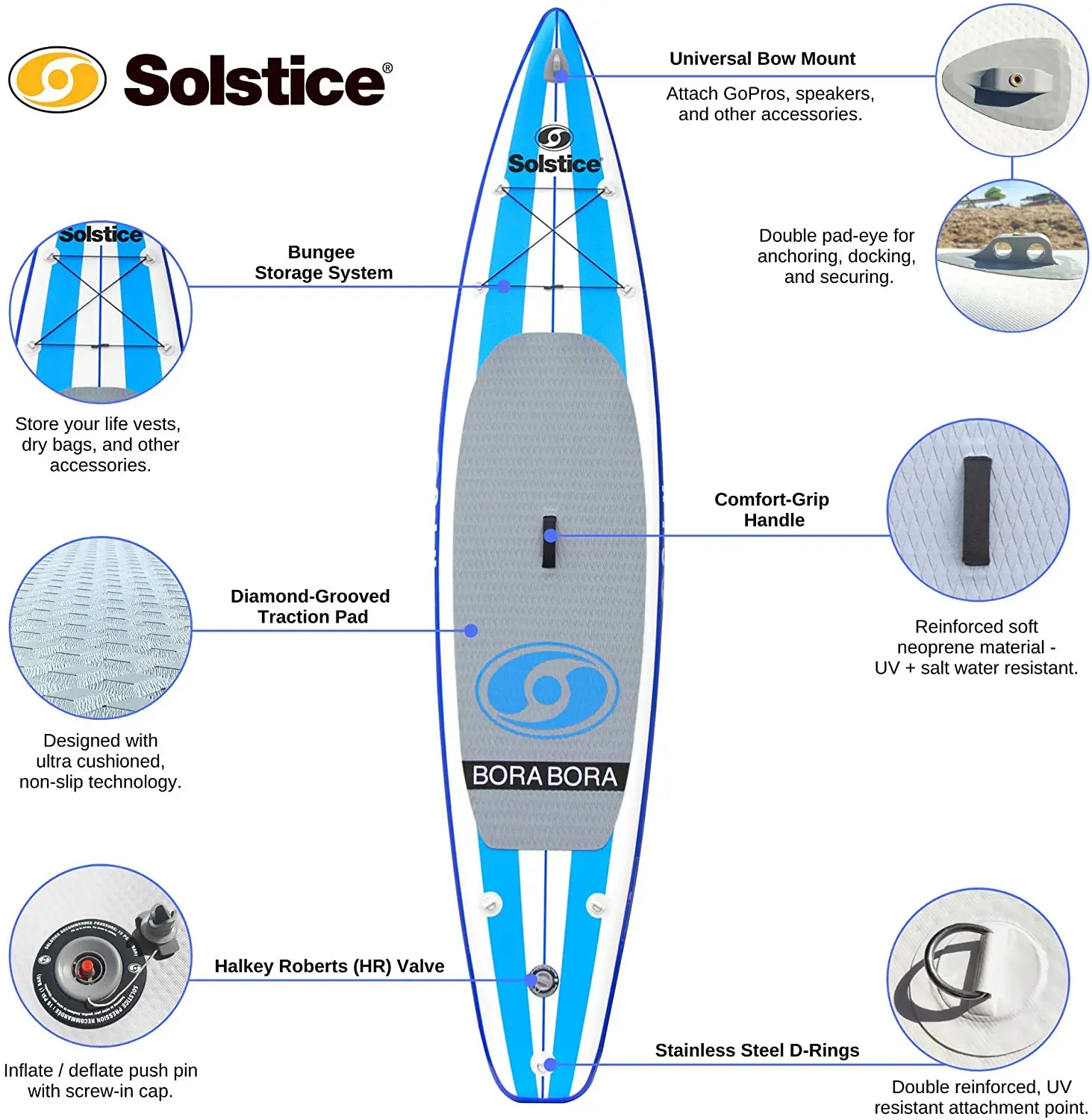 Solsticetabla De Paddle Surf Inflable De Alta Calidad,Para Deportes