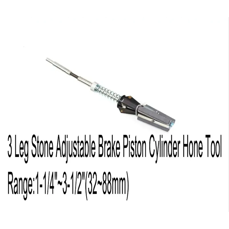 New 3 Jaw Adjustable Brake Piston Cylinder Hone Tool With Versatile