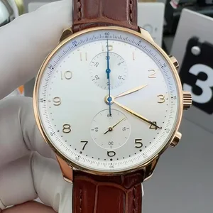 New High-quality Business Casual Men's Mechanical Watch Classic Elegant Genuine Leather Strap Stylish Automatic Waterproof Watch