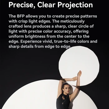 Godox BFP Studio Flash Light Attachment Bowens Mount Photography Light Condenser Projection Lens Modifier Art Special Effects detail image