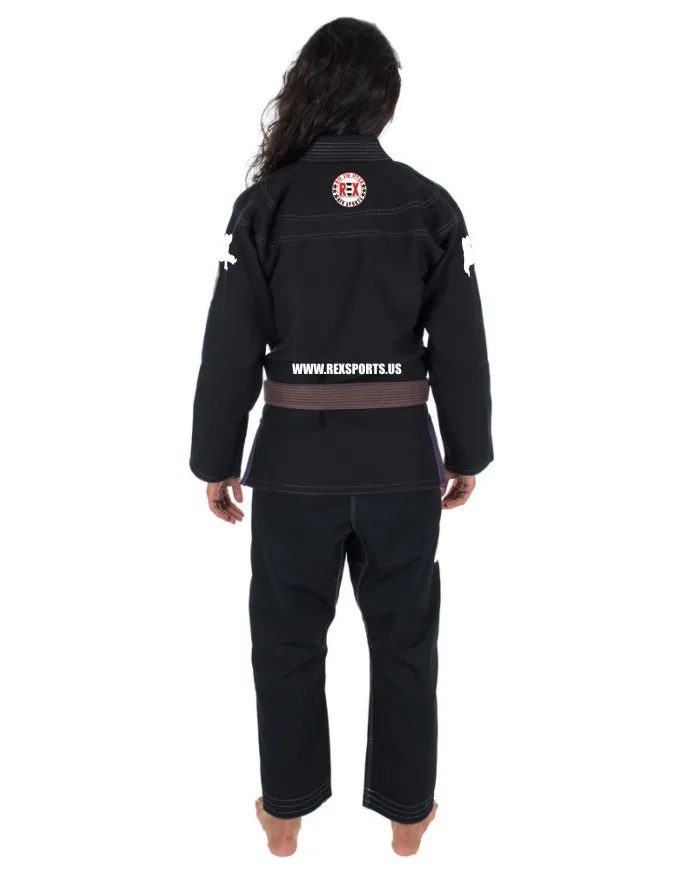 Latest 2023 Model Rex Black Bjj Gi Jiujitsu Martial Art Uniform