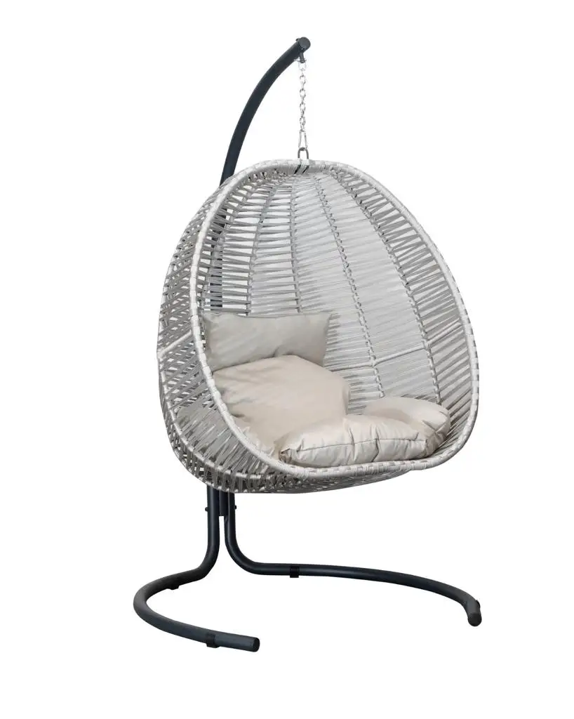 Modern Swing Chair With Stand Indoor Outdoor Patio Swings Hanging Egg