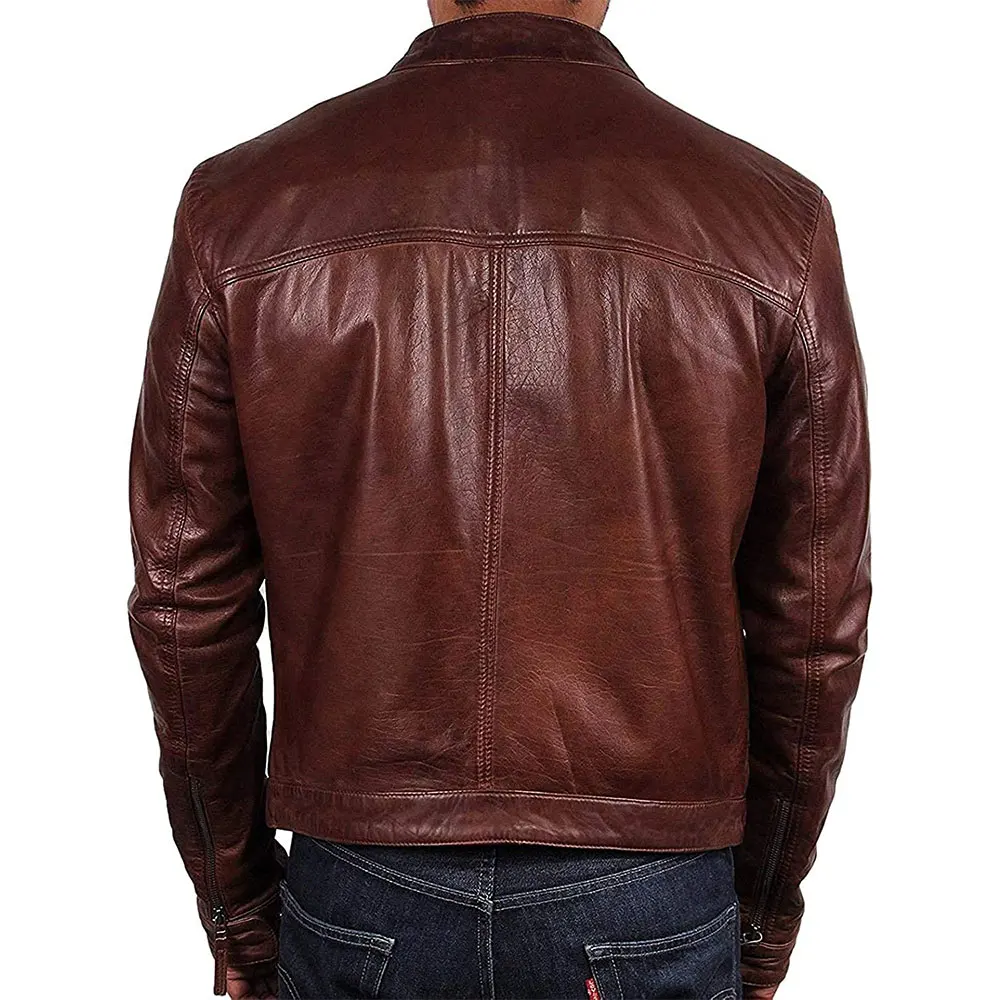 Anti-wind Breathable Leather Jackets And Coats For Ladies Men Leather ...