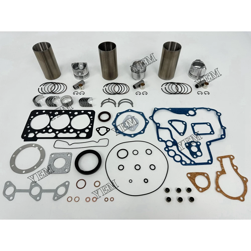China Supplier WG750 Rebuild Kit With Cylinder Gasket Kit Bearings Piston Rings Liner for Kubota