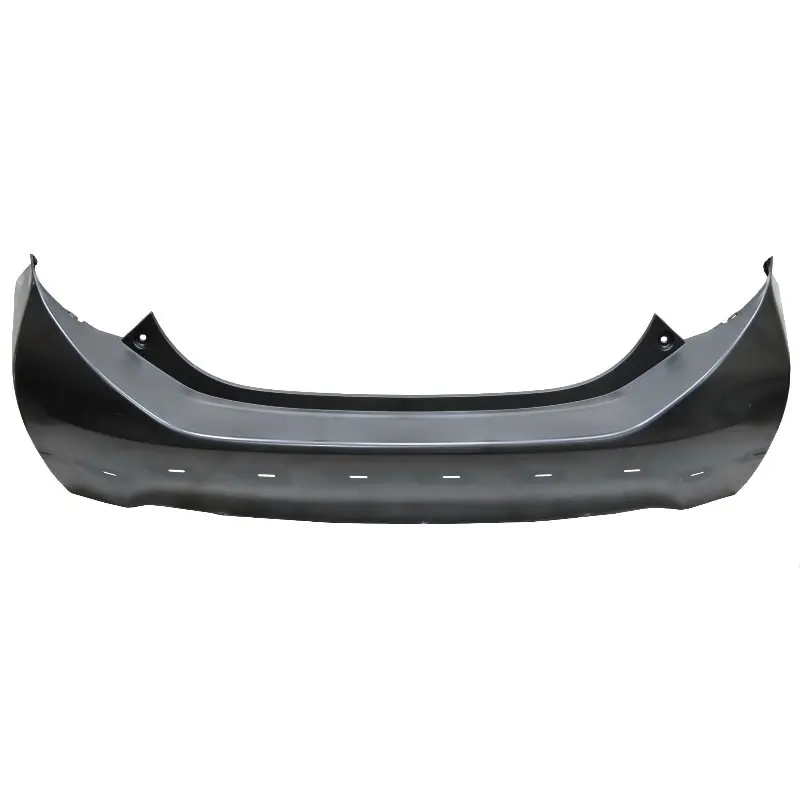52159-52986 New for Prius C Aqua 2017- Rear Bumper with Moulding & Spoiler Holes Primed Black Replacement