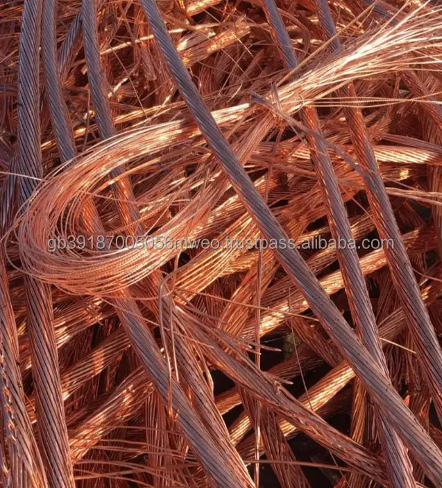 Copper Wire Scrap 99.95% Cu (Min) Bulk Copper T2 Industrial Grade with 50 Tons MOQ