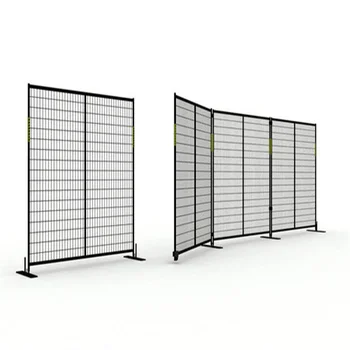 China Manufacturer Vertical Canadian Standard 6*10ft Galvanized Coated Construction Site Temporary Fence