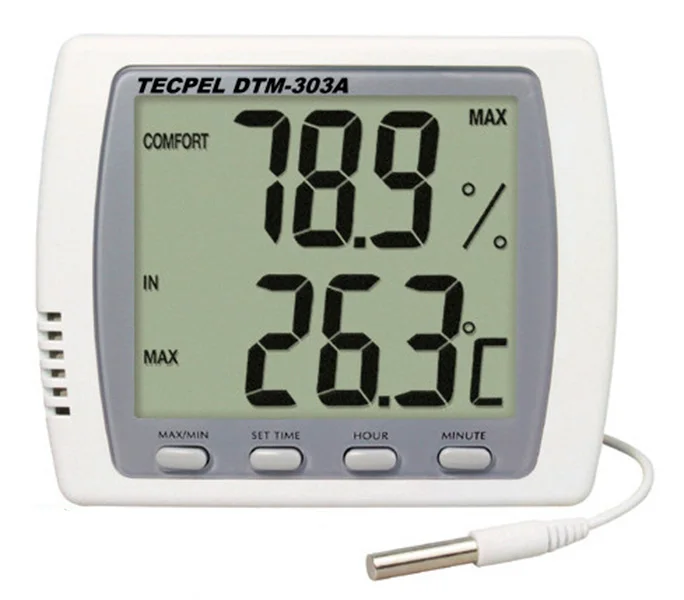 Tecpel Dtm-303a Digital Lcd Thermometer &hygrometer - Buy Digital Lcd ...