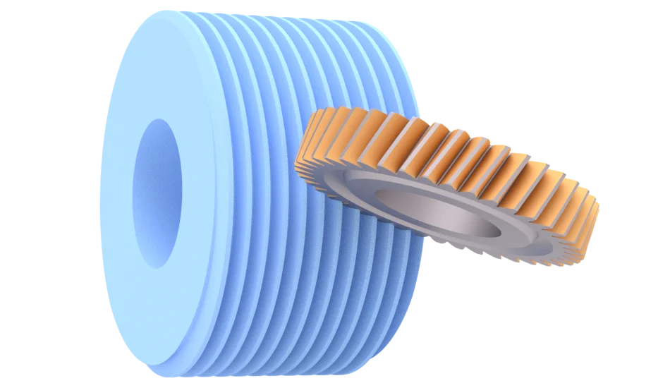 Worm Gear Grinding Wheel Ceramic Bond Sintered Grinding Wheel Gear