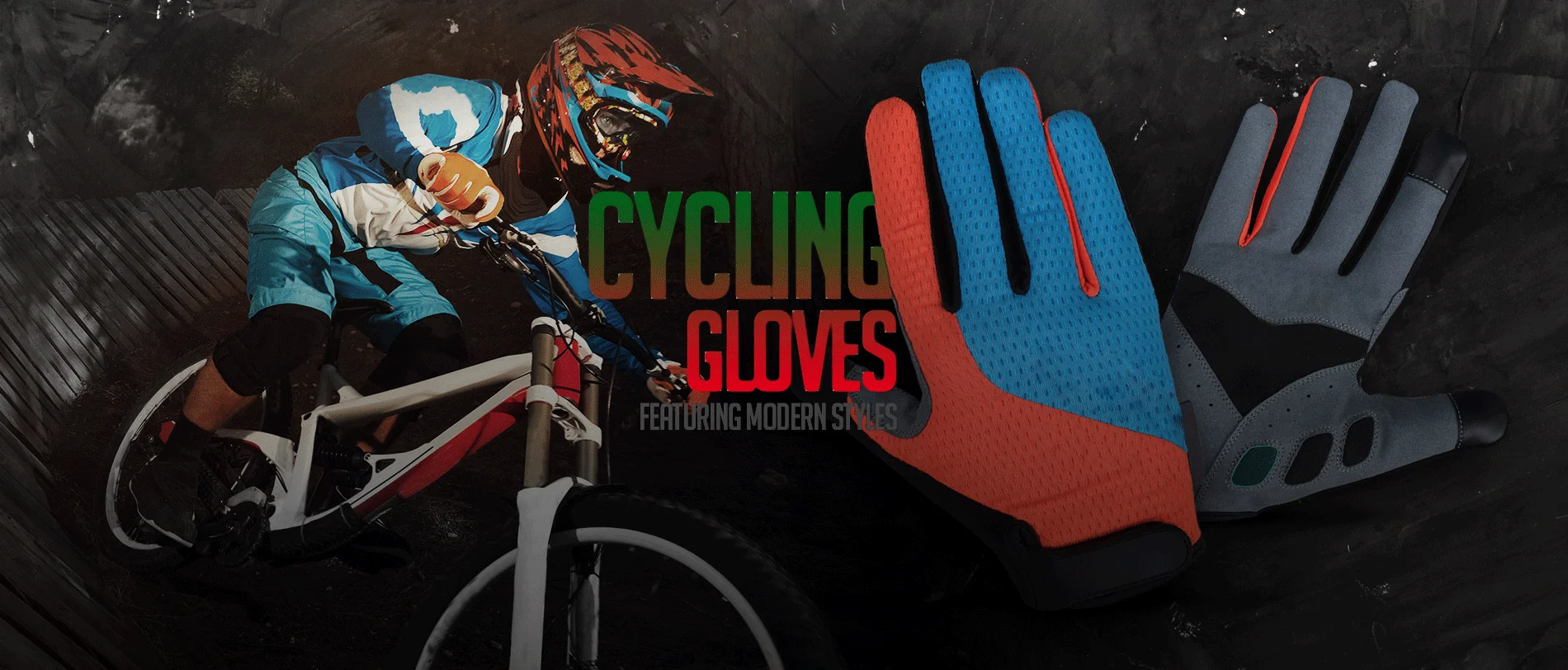 Customized Size Of Outdoor Cycling Gloves Cycling Gloves Gel Palm Touch