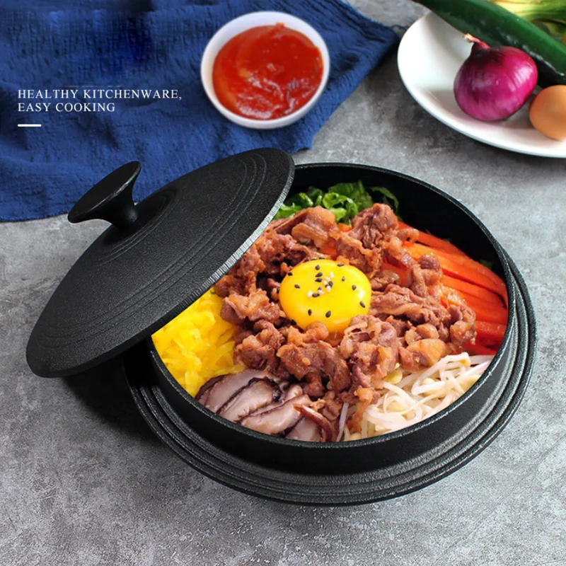 Bobikuke Faitout Induction 20 Cm Bol Pierre Coréenne Dolsot Bibimbap – Fonte Aluminium