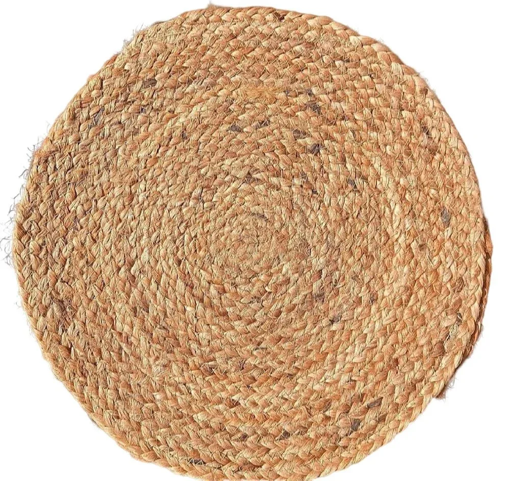 Water Hyacinth Straw Braided Tablemats Rattan Tablemats Rustic Weave ...