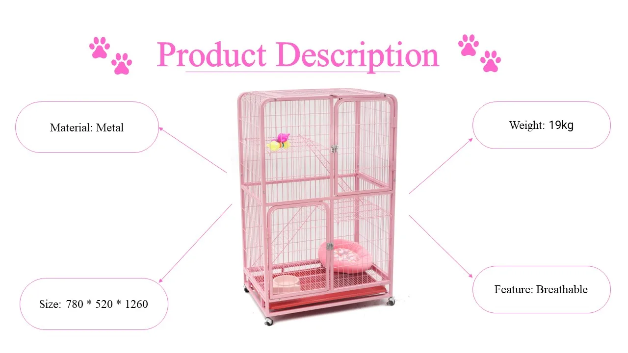 Oem Service Supported Pet Cages For Dogs And Cats Durable Material ...