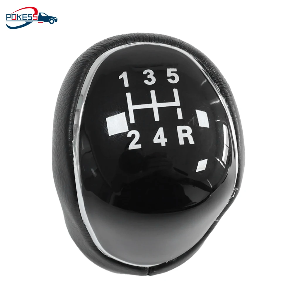 Automatic Car Gear Leather Shift Knob QZXN-G14 Gear Shifter Handball 5... — 6