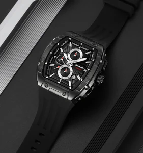 SKMEI 2363 Luxury Reloj Clock Wholesale Customize Silicone Strap Quality Hand Watch Stopwatch OEM Quartz Watch Men