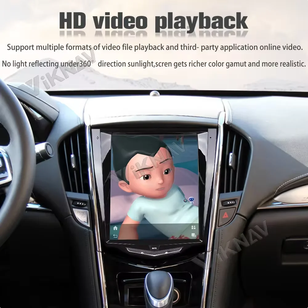 10.4 Inch Android 13 Car Radio For Cadillac ATS CTS SRX Escalade 2013-2018 Carplay Auto Stereo GPS Navigation Multimedia Player