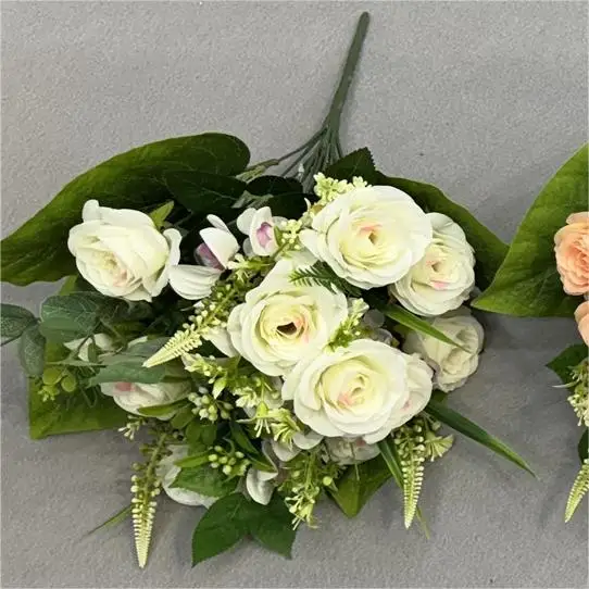 good price artificial roses wedding flowers ZR0916