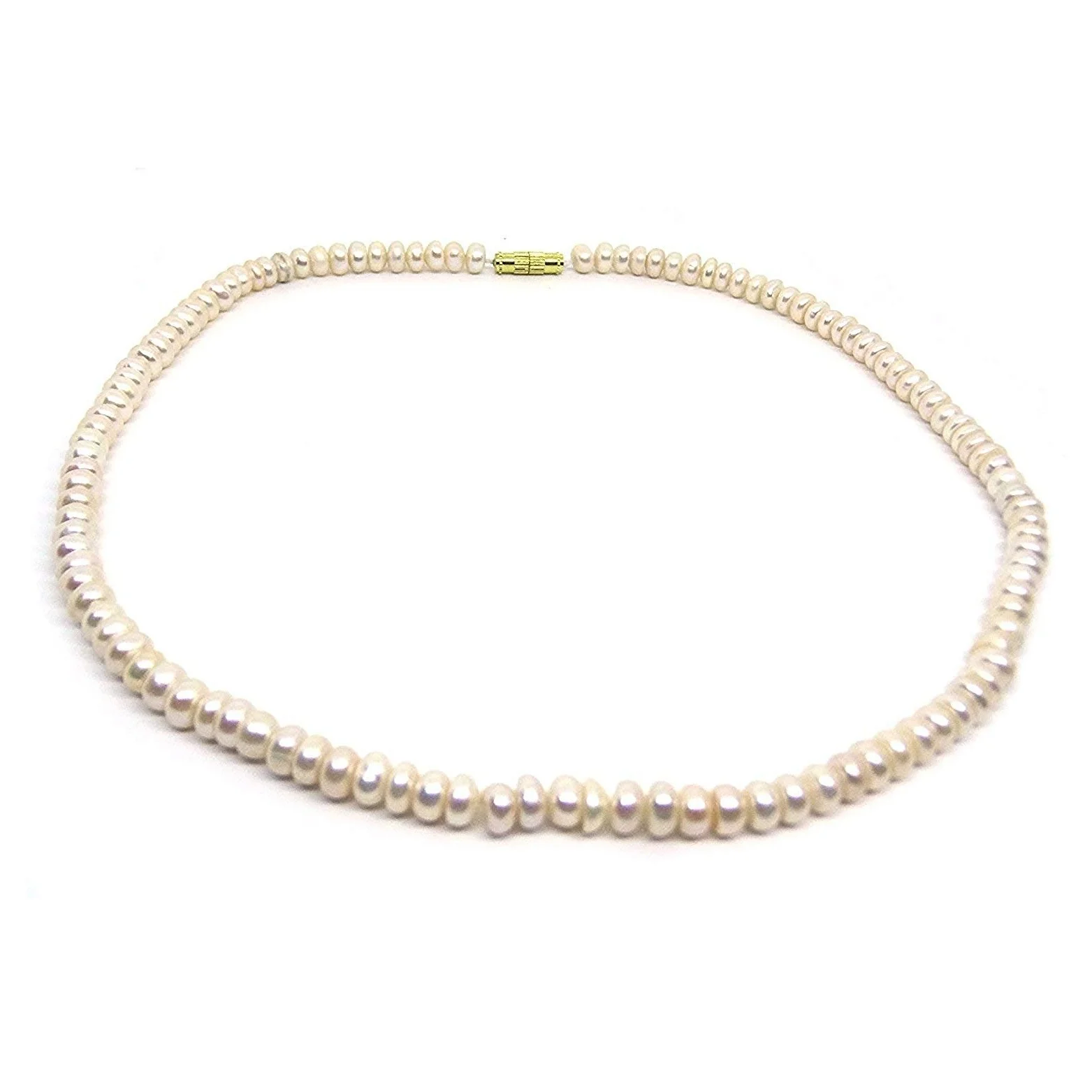White Real Pearl Saccha Moti Mala 