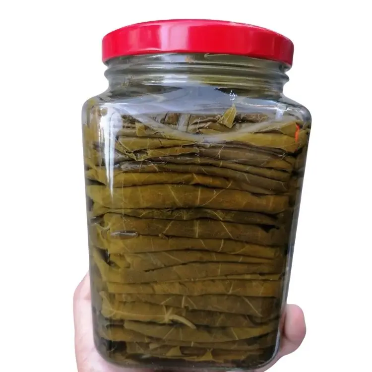Turkish Grape Leaves In Brine (sultana Leaves Pickled) With Stems Or
