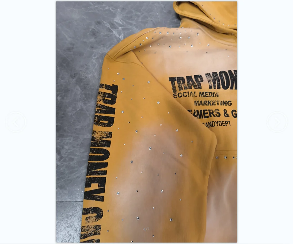 2025 Custom Streetwear, 100% Cotton,  Loose Zip-Up Hoodie, Distressed, Fade, and Acid Washed. factory