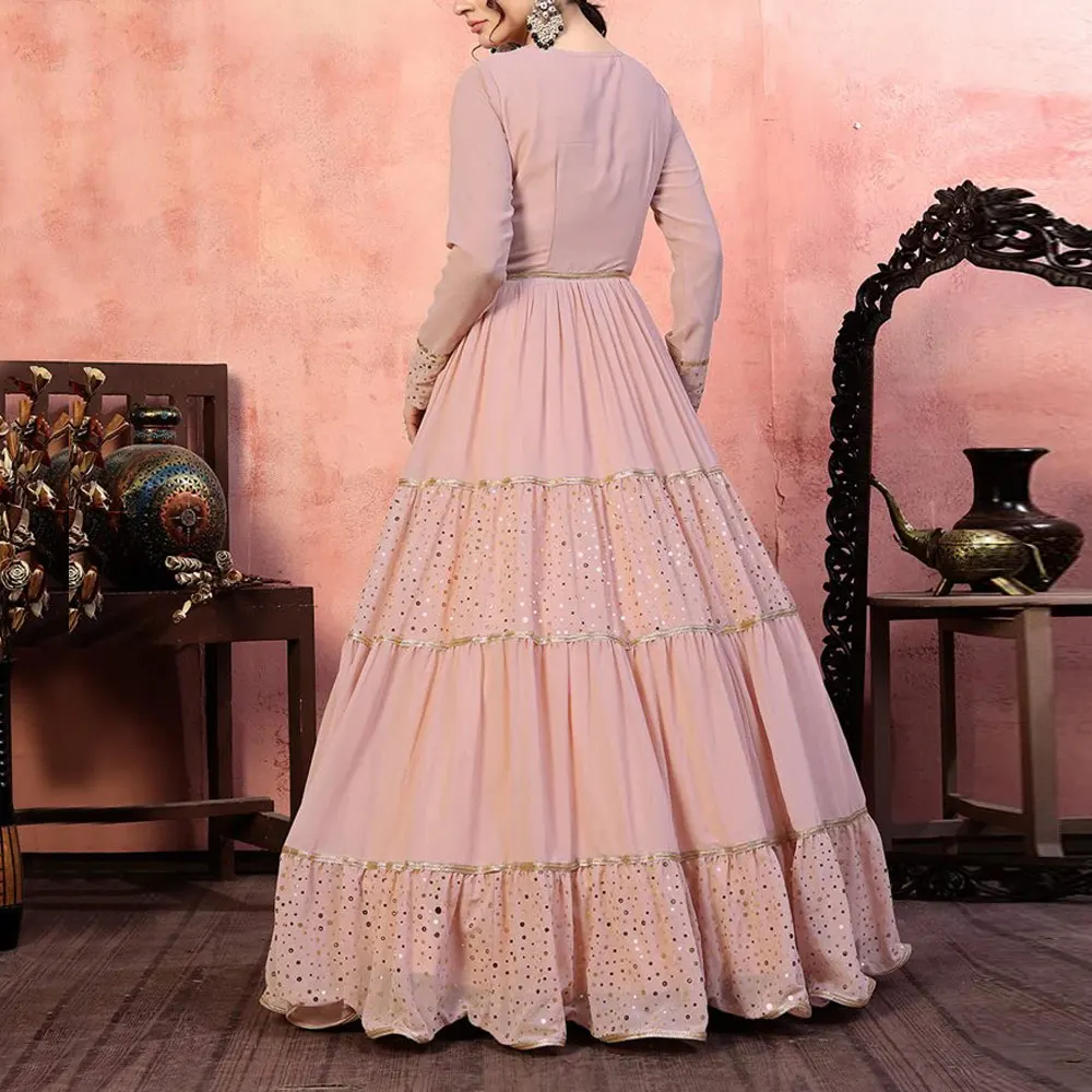Heavy Wedding Suits with Embroidered Design Top Selling Lightweight Women Frock Style Party Dress for Sale