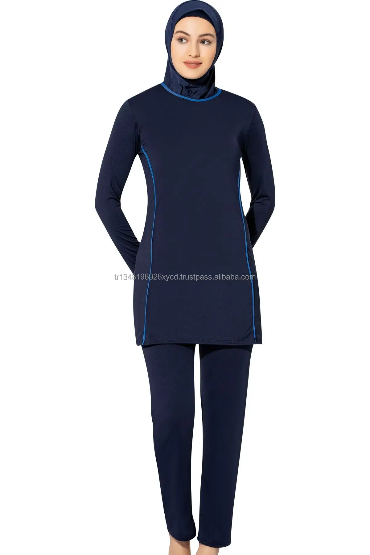 Burkini Muslim Swimwear Islamic Swimming Suit For Women Hijab Modest ...