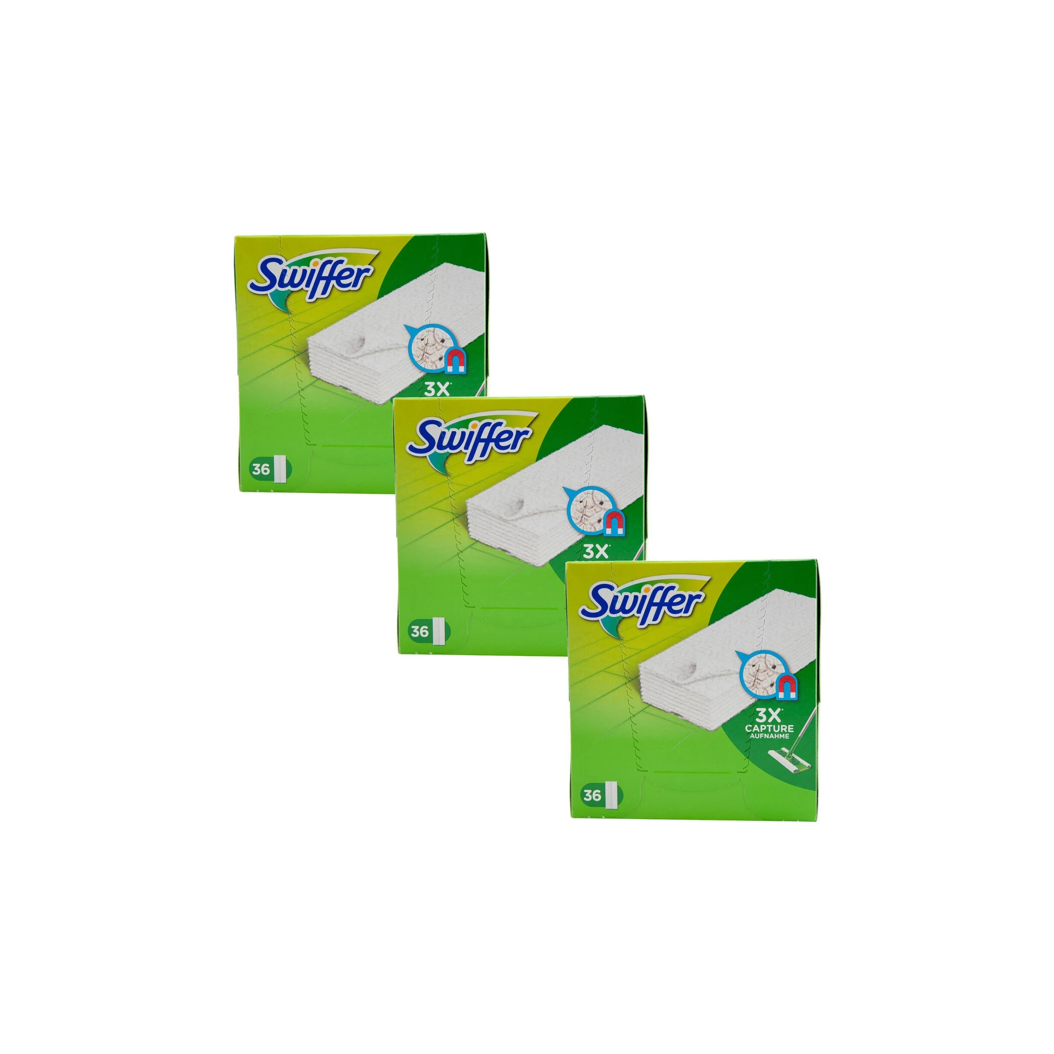 Sw-iffer Sweeper Pet 32 Ct Heavy Duty Dry Cloths with Microfiber Cleaning