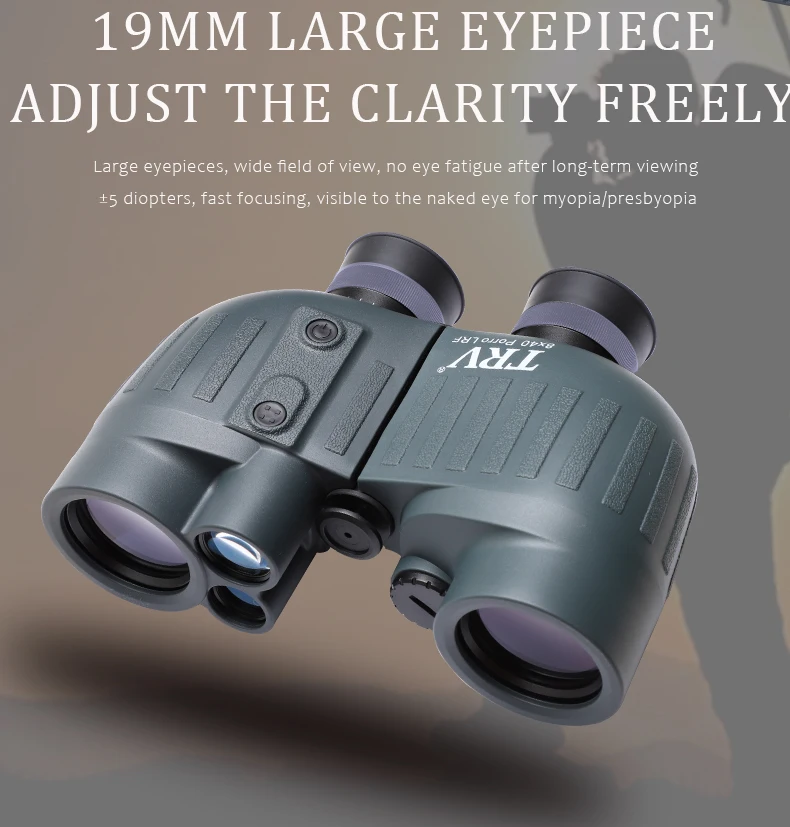 Trv 8x40 1000/1500m Laser Rangefinder Binoculars For Hunting Long Range