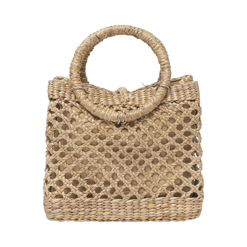 Ecofriendly Water Hyacinth/ Straw Bag Unique Bag Basket Weekends Bag