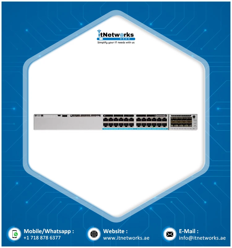 High Quality Gigabit Switch C9300 24uxb A Deep Buffer 24p Mgig