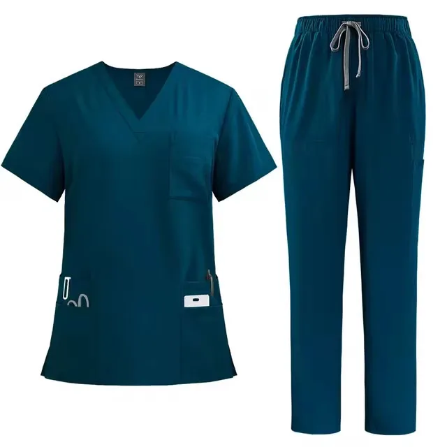 Stylish Comfortable Custom Name Personalized Nurse Scrub Uniforms Tailored  Medical Apparel Healthcare Professionals OEM Model