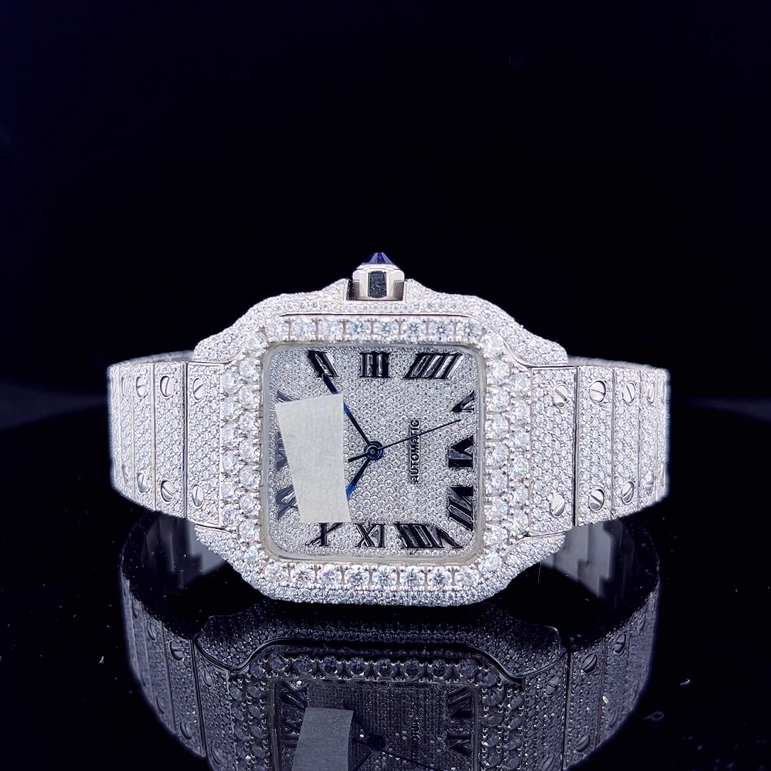 Moissanite Luxury Watch Glossy Jewel Jewelry Full White Diamond Buy