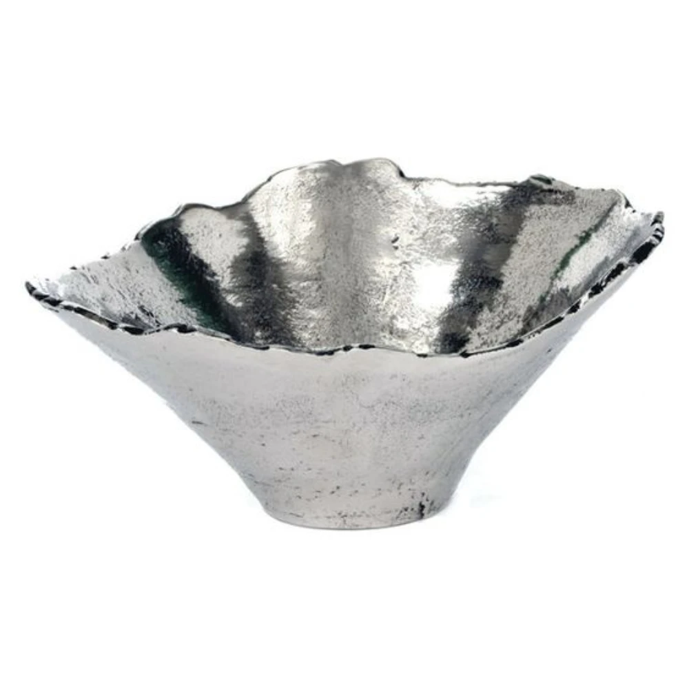 Set of 3 Customized Shape Stainless Steel Dry Fruit Bowls Premium Quality Different Sizes Metal Food Serving Bowl in India