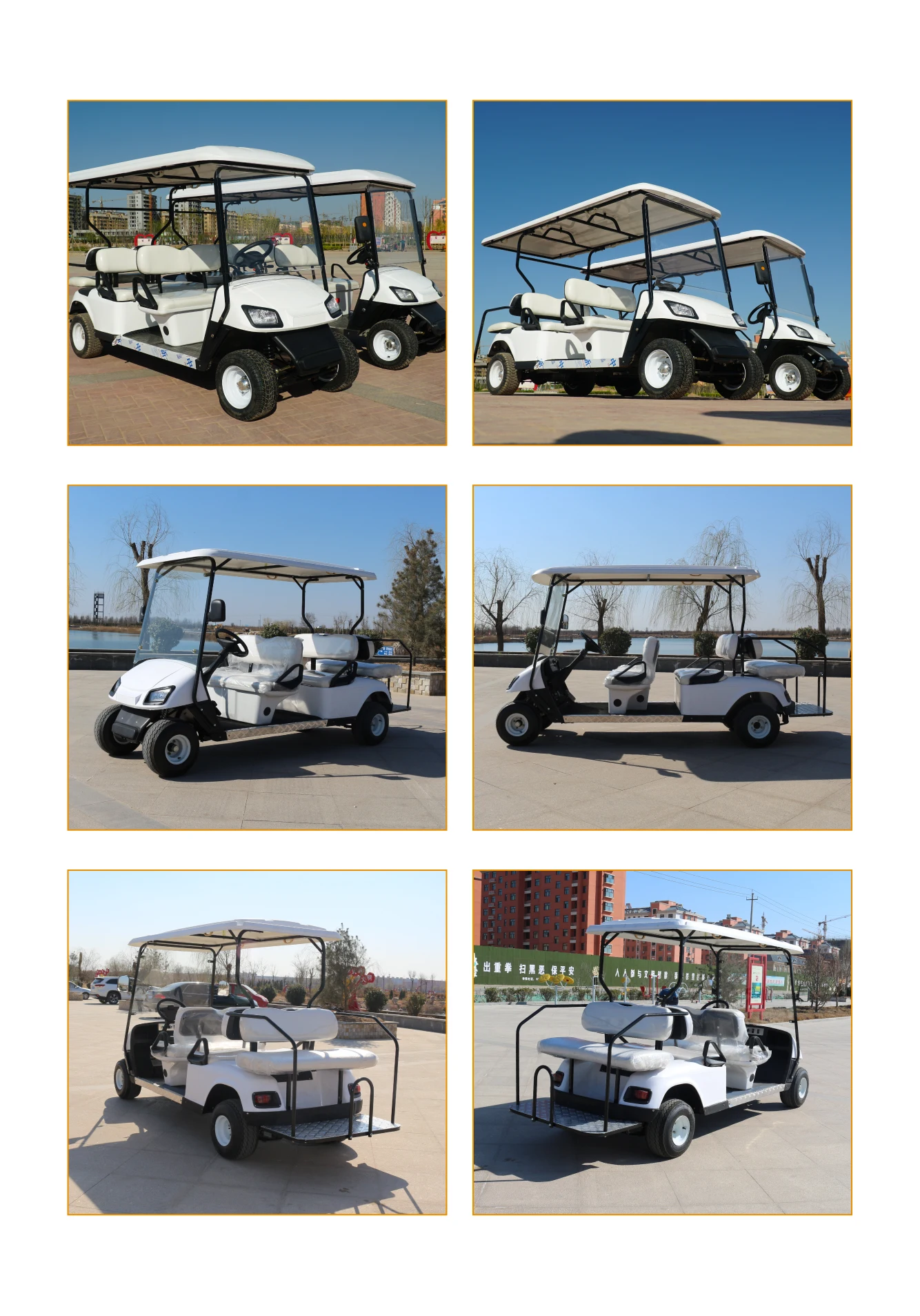 6 Seater Electric Golf Carts Cheap Prices Buggy Car For Sale Chinese