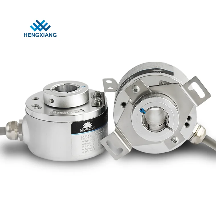 Hollow shaft rotary encoder K50 diameter 50mm hole 15mm Blind hole type Incremental rotary encoder